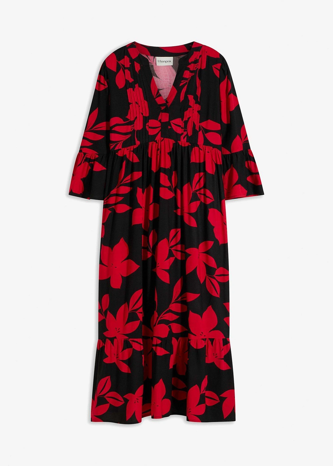 Robe longue en viscose fluide