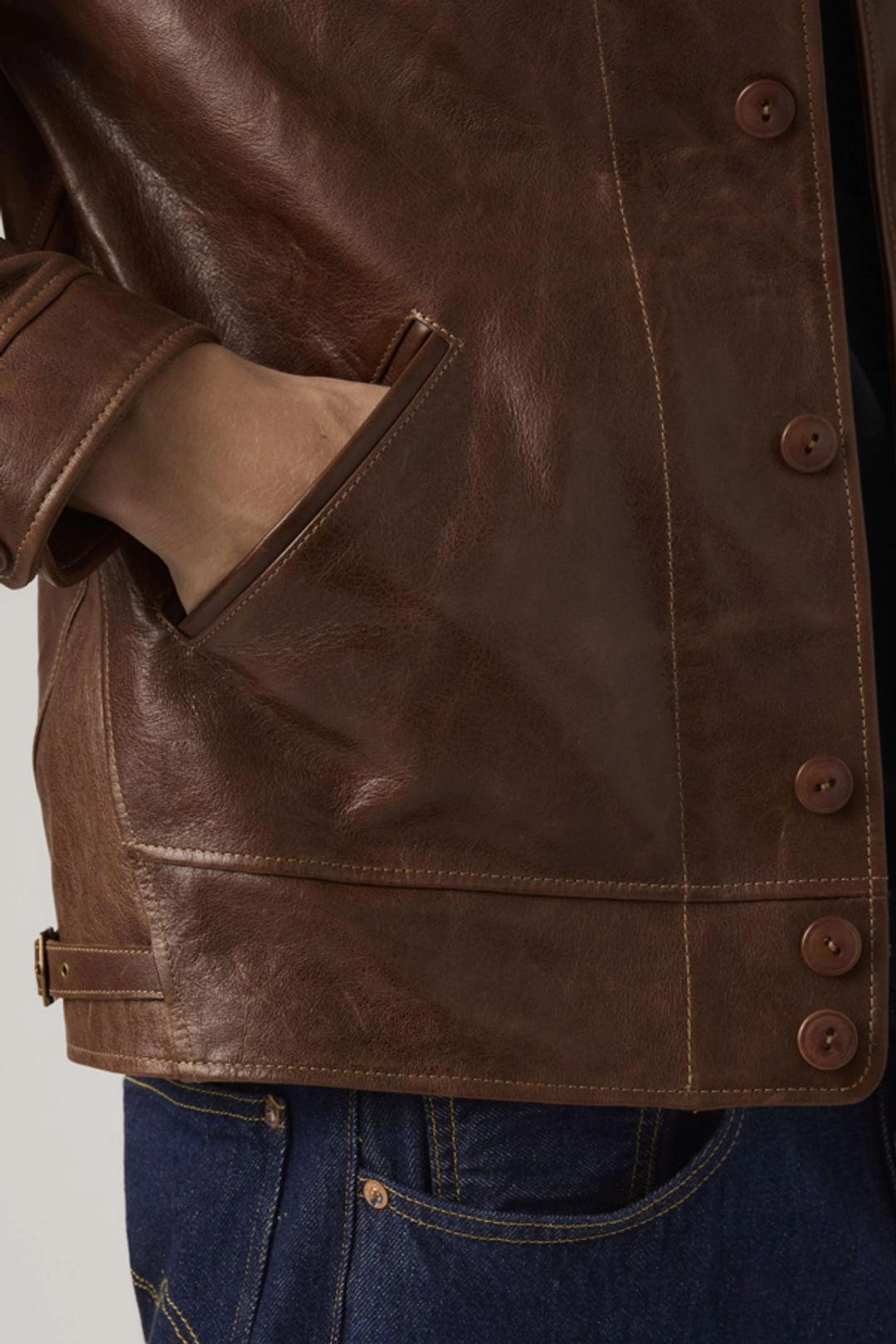 Levi's Vintage Clothing Veste Menlo Cossack - Homme - Marron / Golden Brown - XL - 2