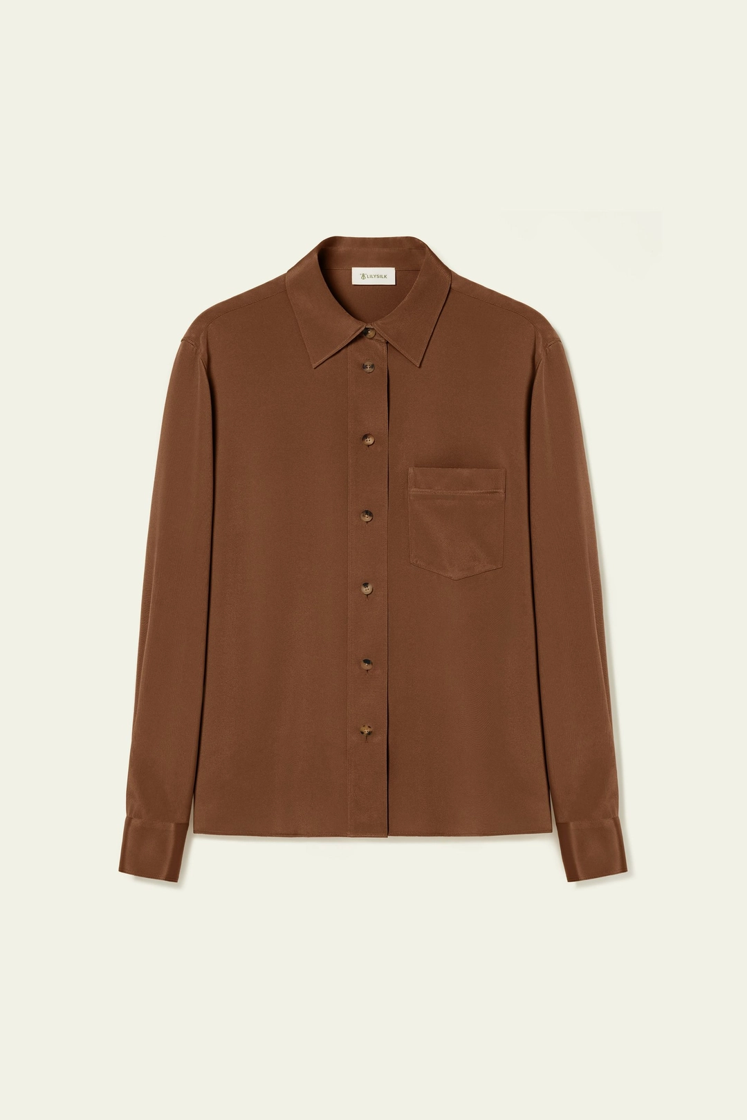 LILYSILK Blouse En Soie Convient Pour Le Travail Et Les Sorties Décontractées Soie Charmeuse Double Face Retours Et Échanges Rapides Dune L
