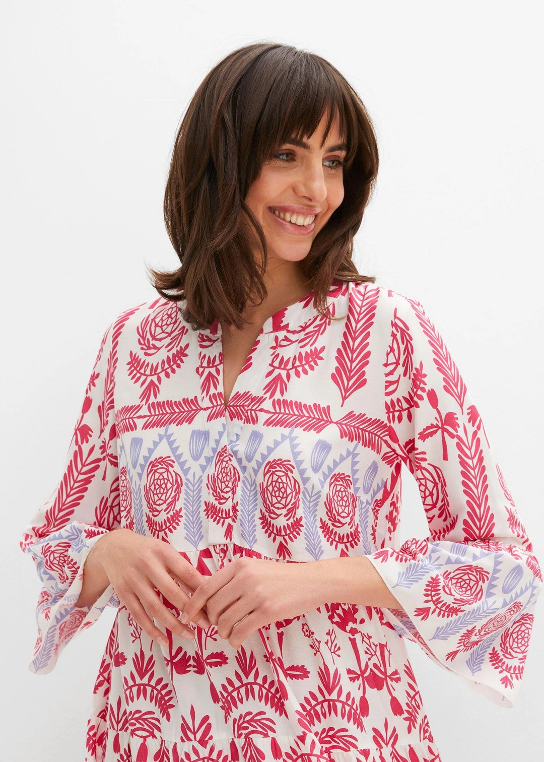 Robe longue en viscose fluide - 3