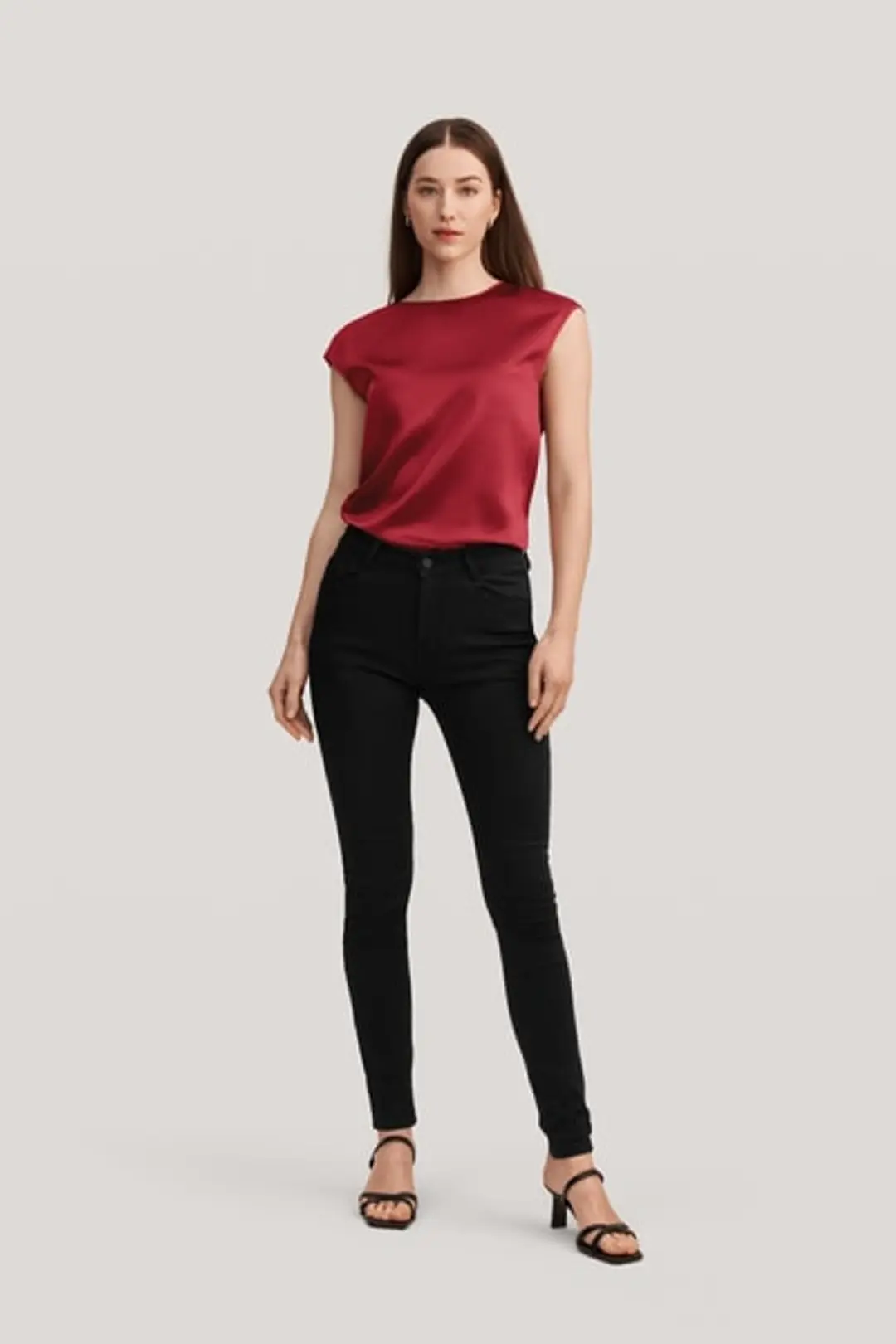 LILYSILK Tee Shirt Femme Soie Brillant, Lisse, Doux 100% Soie S'Accorde Avec N'Importe Quelle Tenue Simple Et Classique Blanc Naturel S