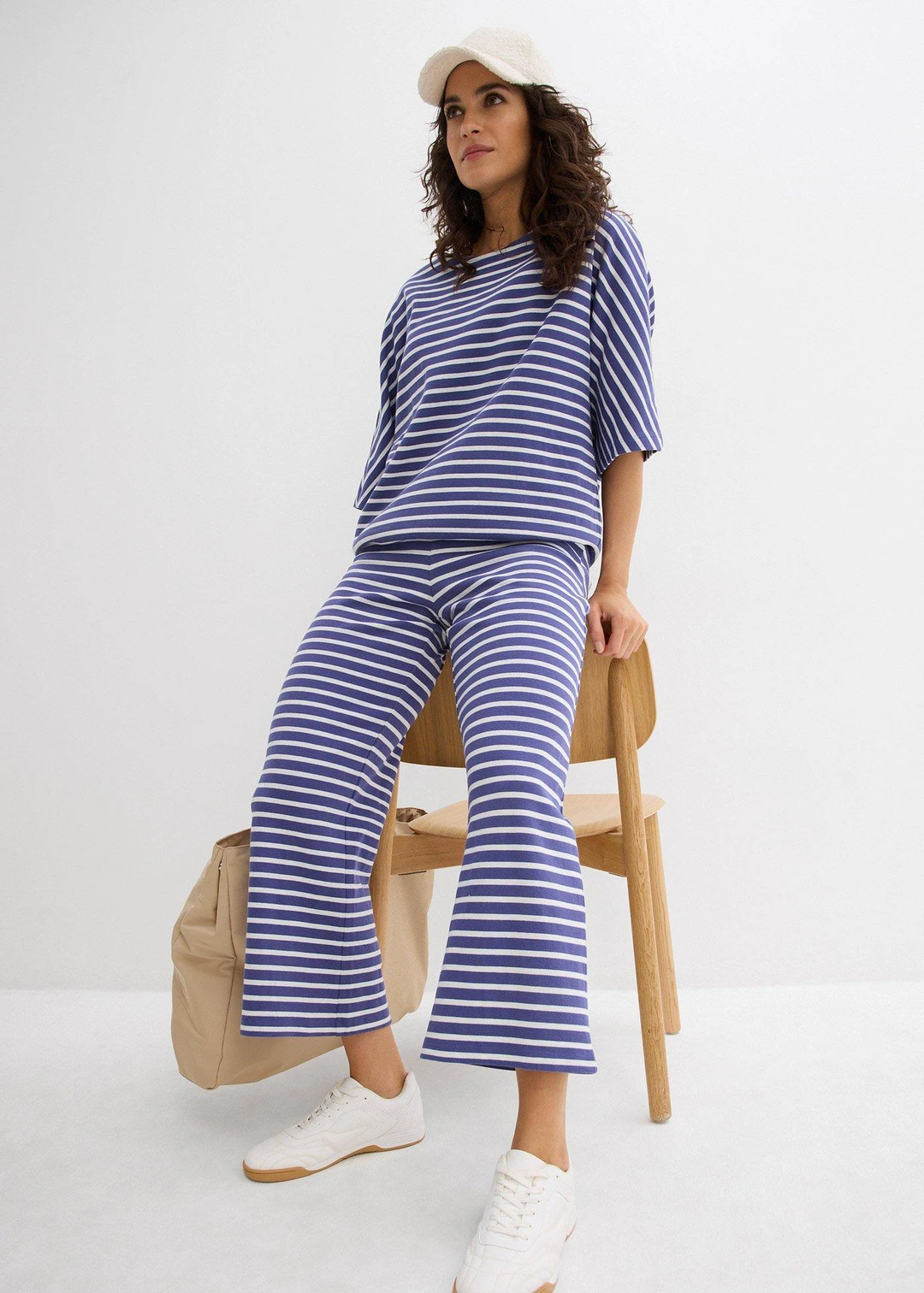 Pantalon sweat en coton texturé - 2