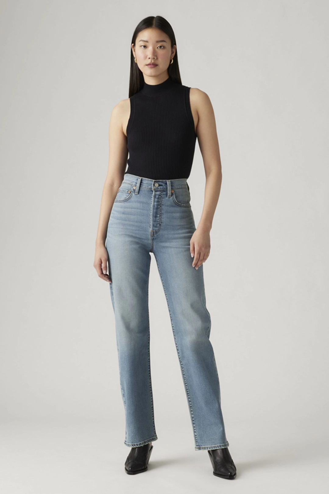 Levi's Jean Ribcage Longueur NorHomme - Femme - Bleu / Apply Now - 34X32