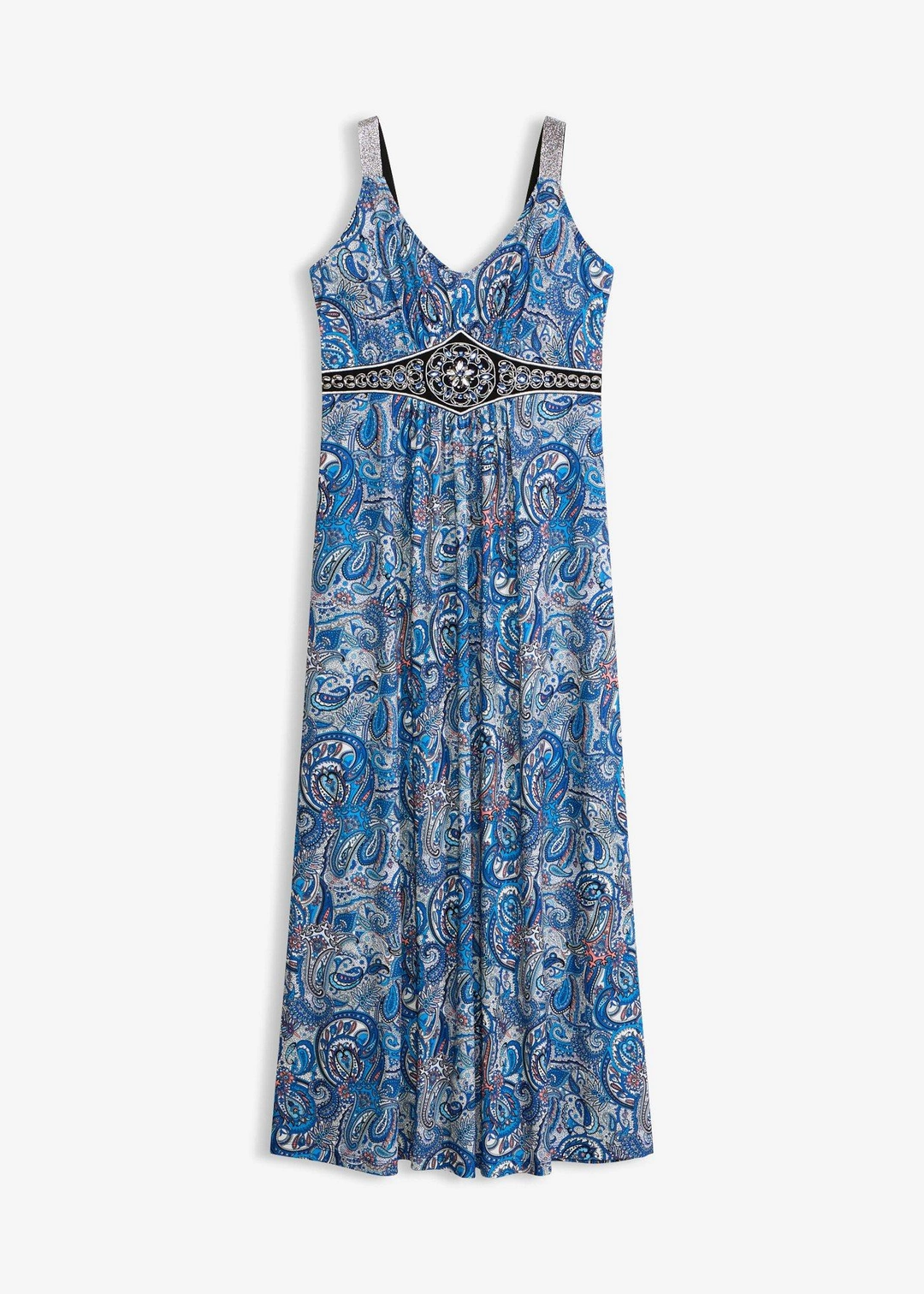 Robe longue avec applications