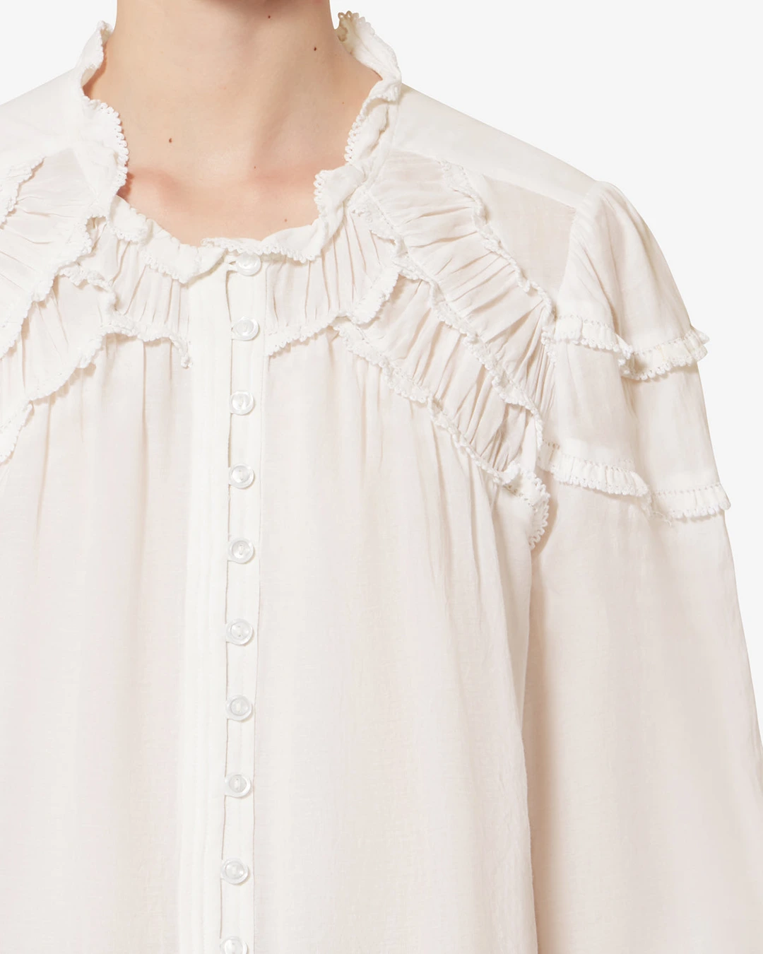 Top Christa - Femme - Blanc/blanc - Taille42 - Marant Étoile - 2