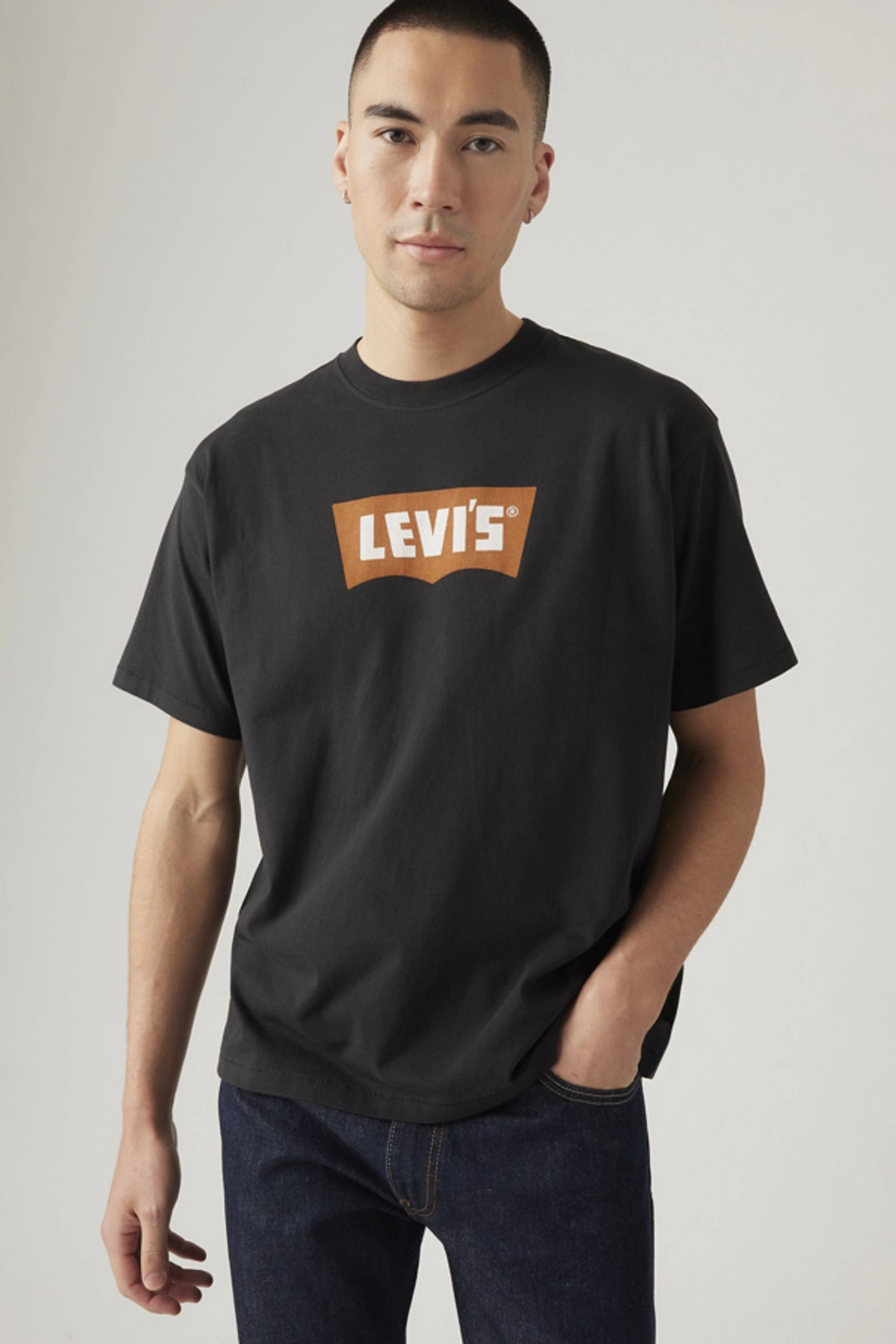 Levi's T Shirt Graphique Batwing Vintage - Homme - Blanc / Vintage Chili Oil Batwing White+ - 2XL