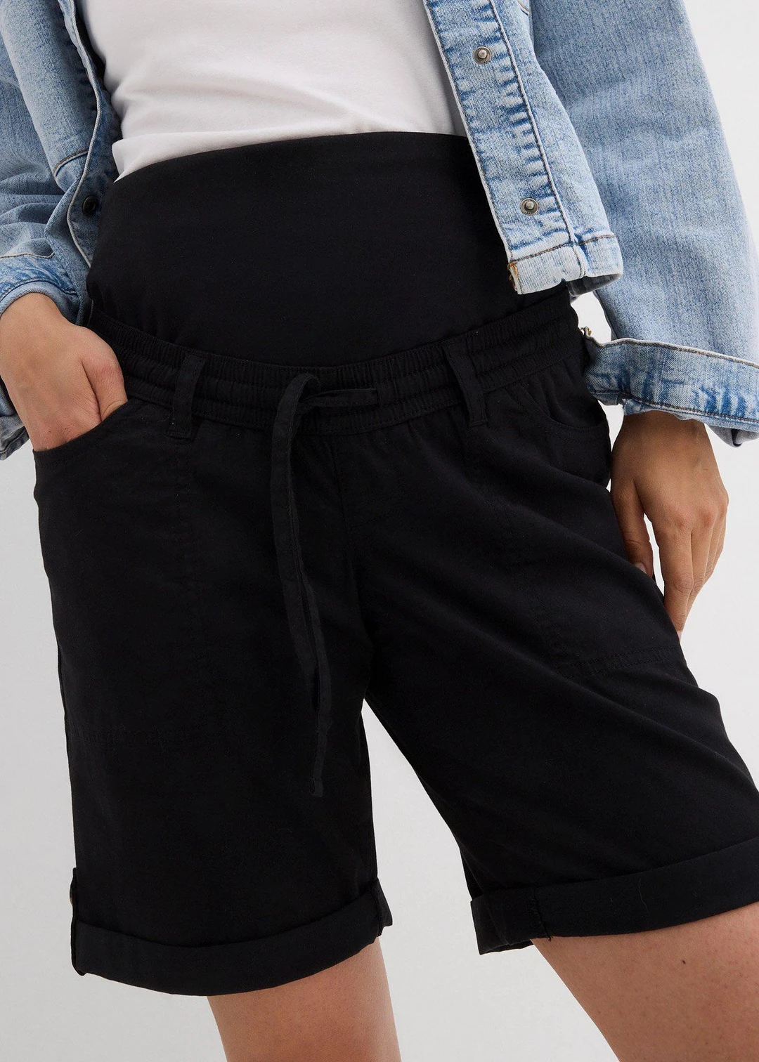 Short de grossesse 2en1 à retrousser - 3