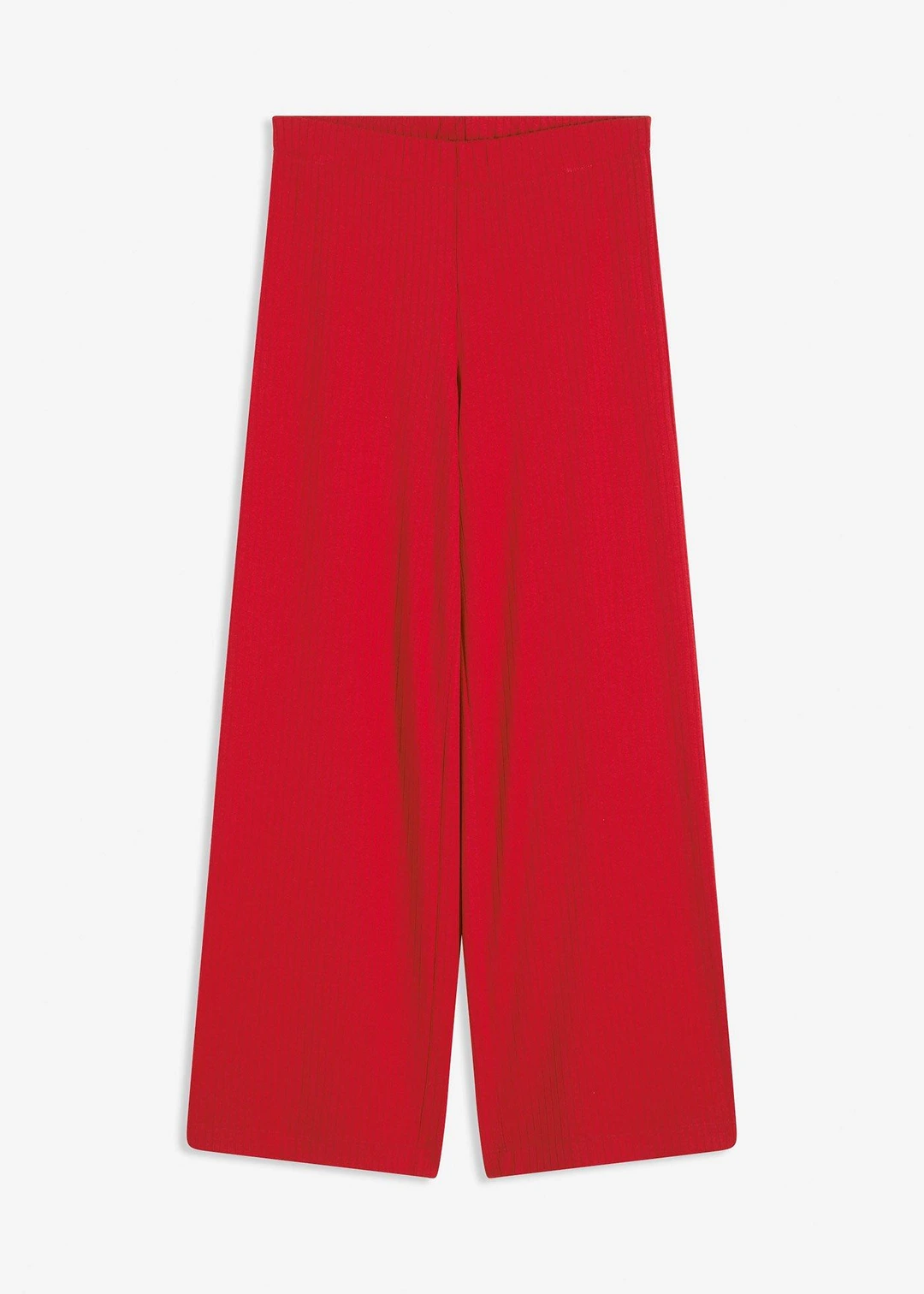 Pantalon palazzo à taille élastiquée