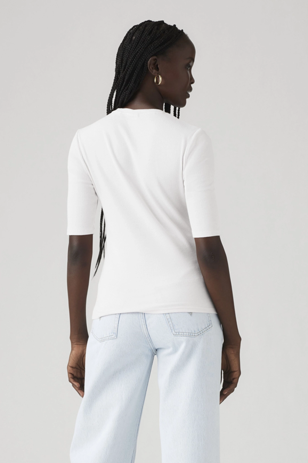 Levi's T Shirt Luca Slim - Femme - Blanc / White + - 2XS - 2