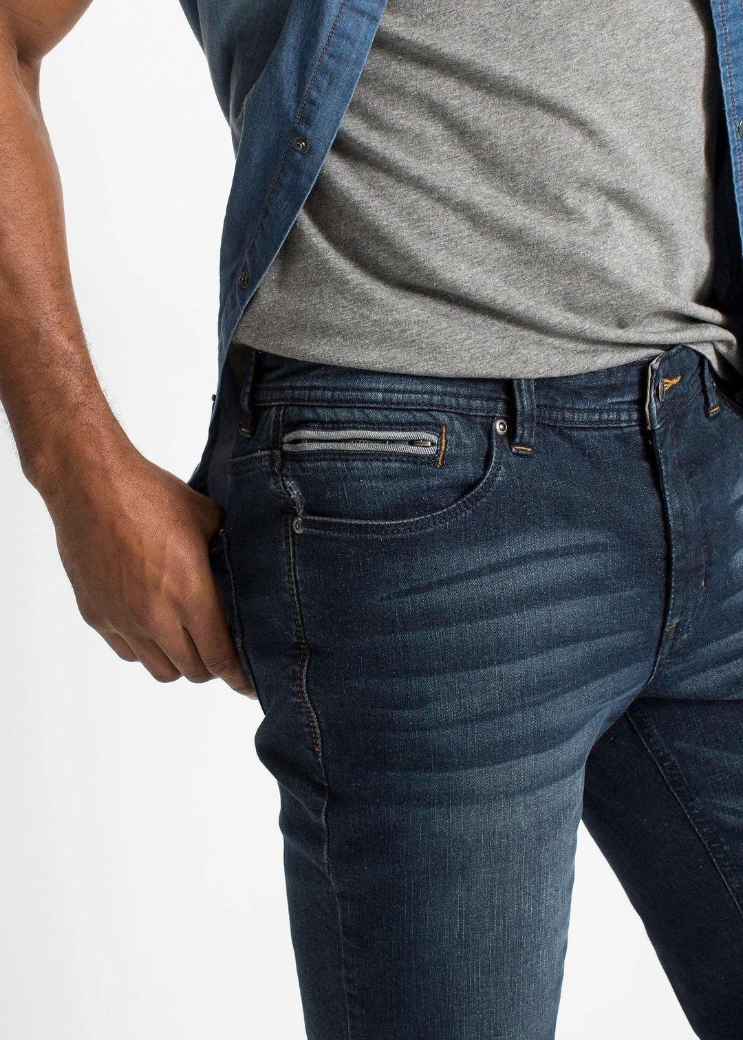 Bermuda en jean extensible, slim - 3