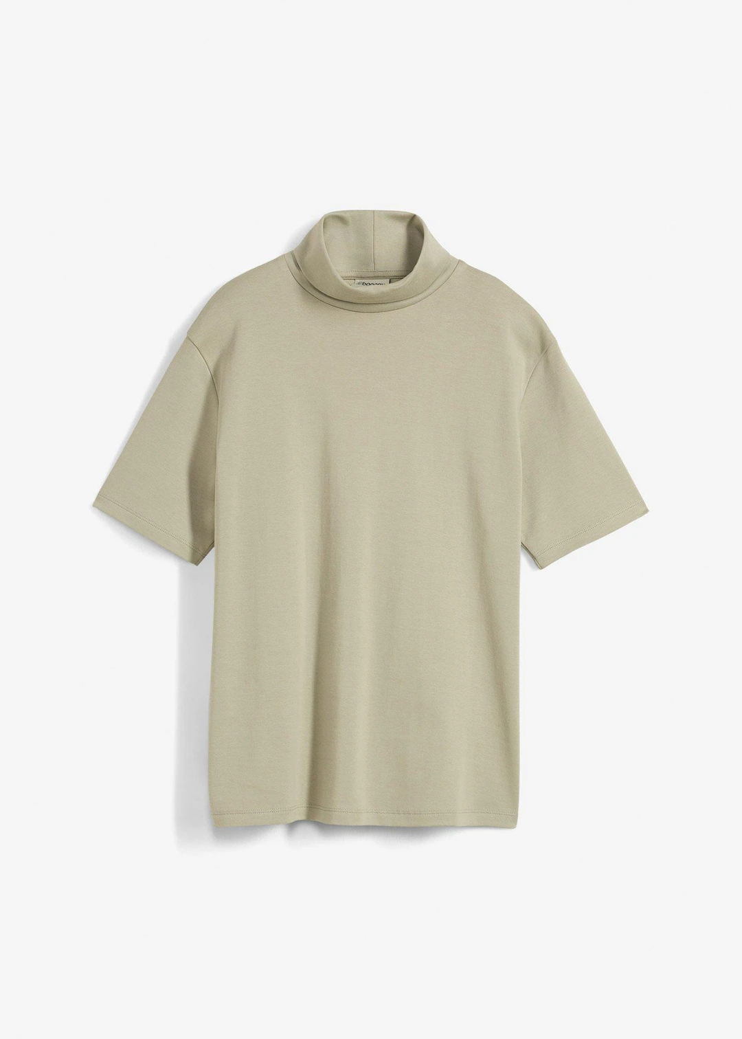 T-shirt col roulé 100% coton
