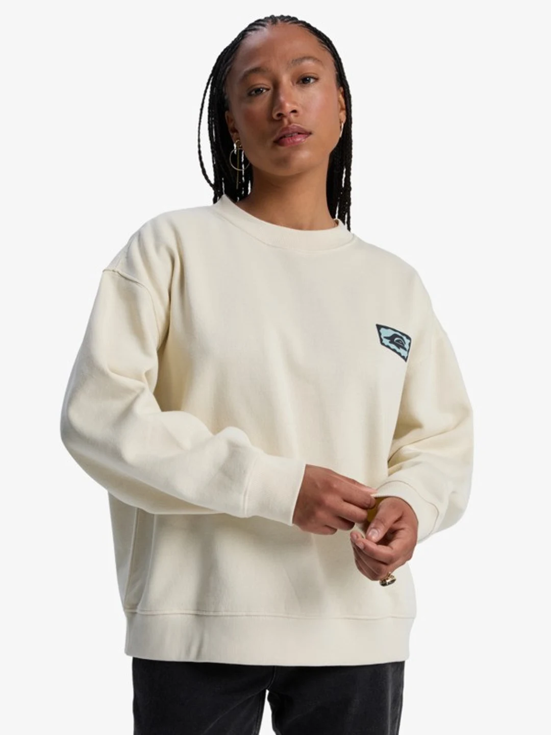 Standard - Sweat à col rond pour Femme Noir