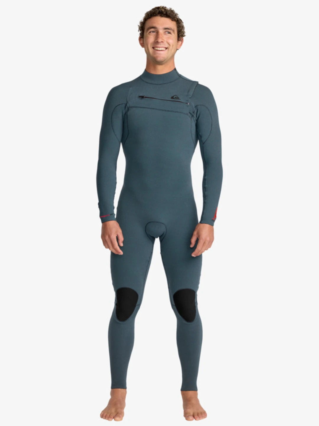 Highline 3/2 - Combinaison de surf chest zip pour Homme Noir