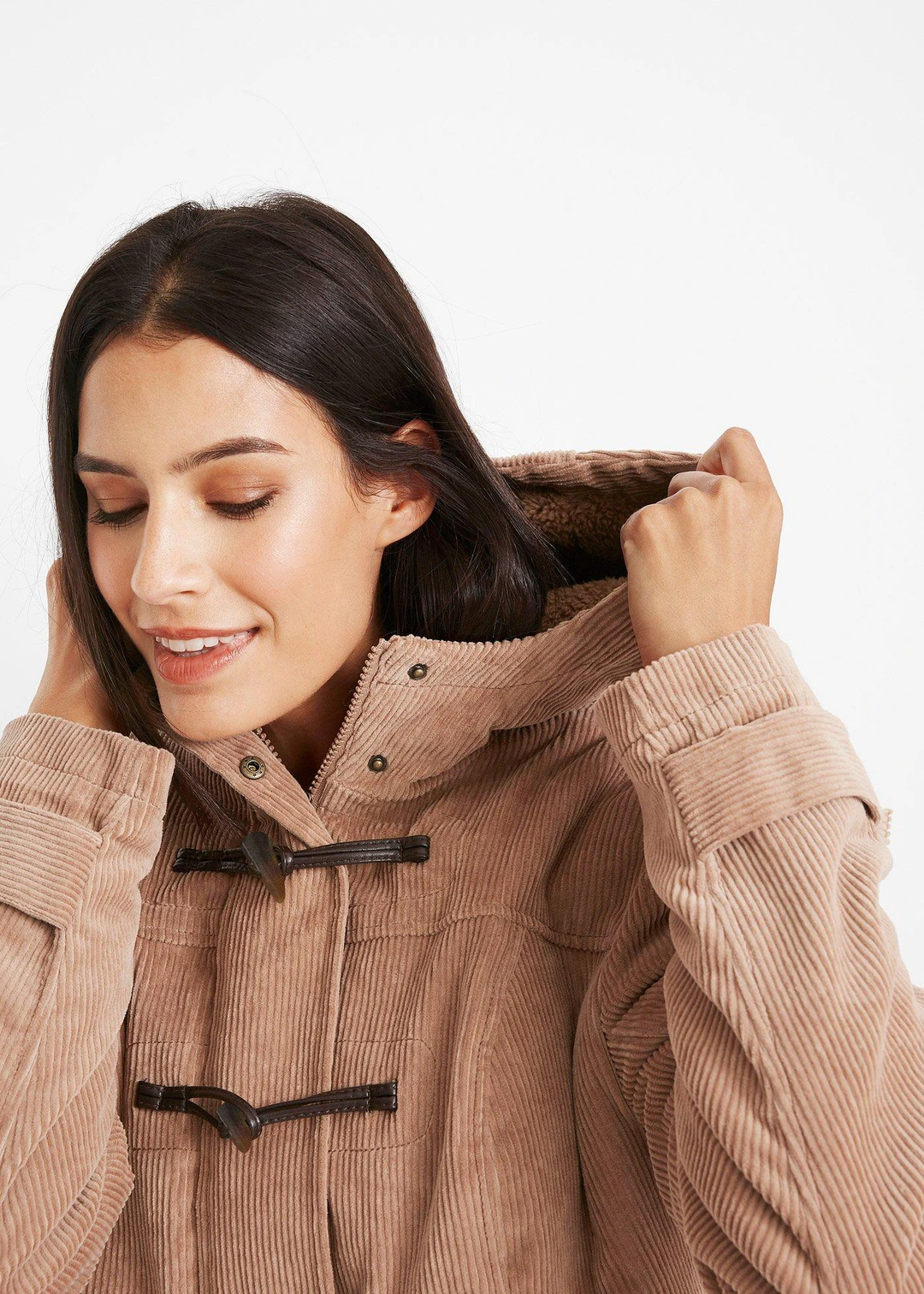 Duffle-coat en velours côtelé doublé - 3