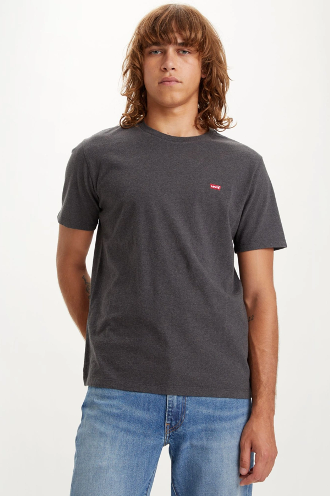 Levi's T Shirt Original Housemark - Homme - Rouge / Oxblood Red - 2XL