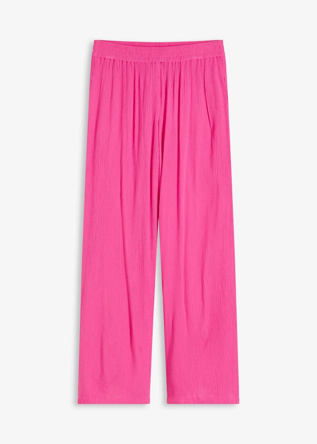 Pantalon taille élastiquée en viscose fluide