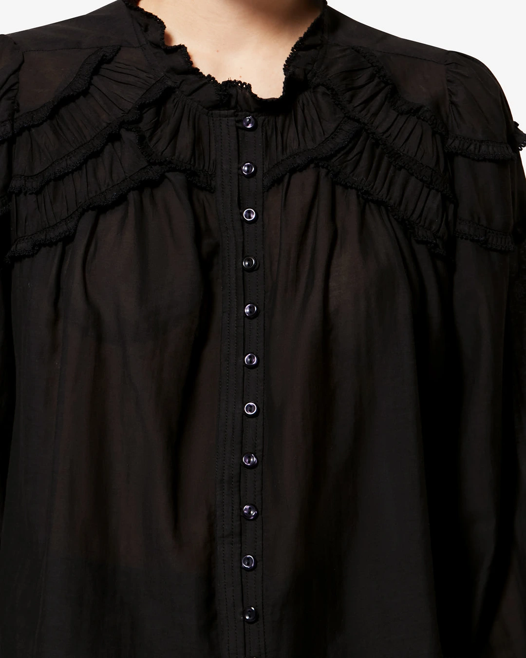 Blouse Christa - Femme - Noir - Taille 42 - Marant Étoile - 2
