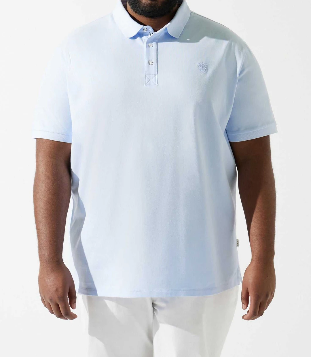 IZAC - Polo uni bleu ciel GREGORBT