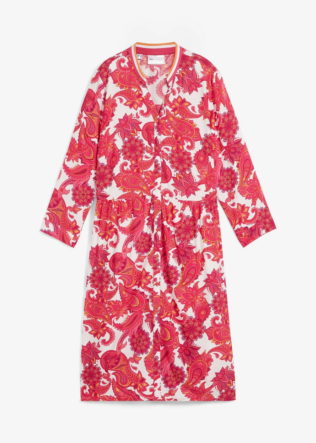 Robe-chemise en viscose fluide