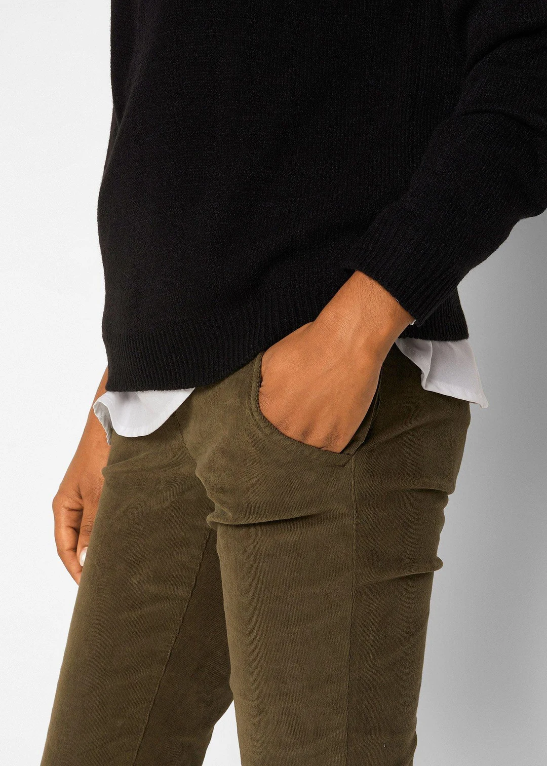 Pull col rond en maille - 3