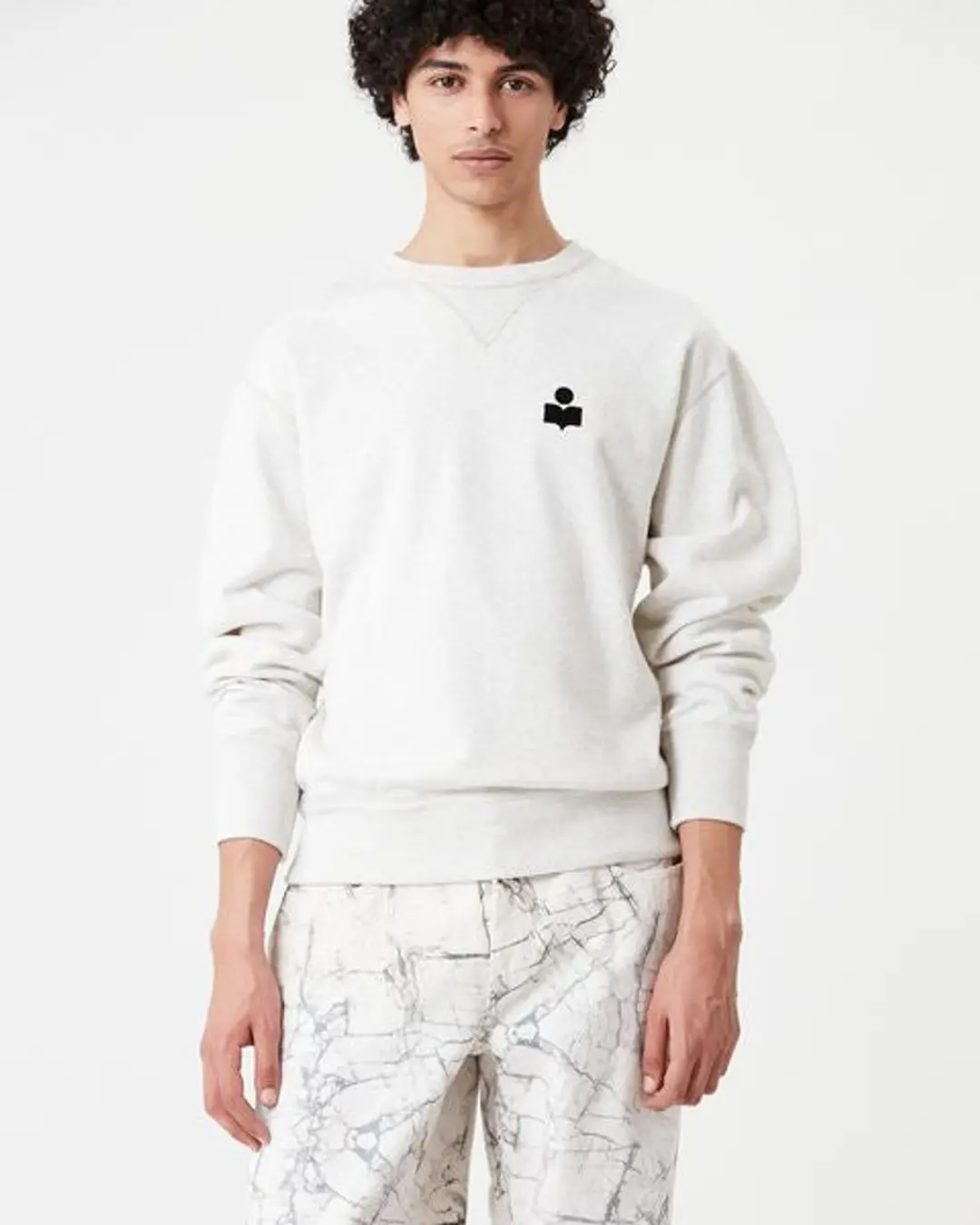 Sweatshirt Mike - Homme - Écru - Taille XL - 5