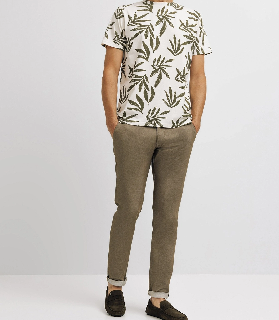 IZAC - T-shirt à fleurs écru