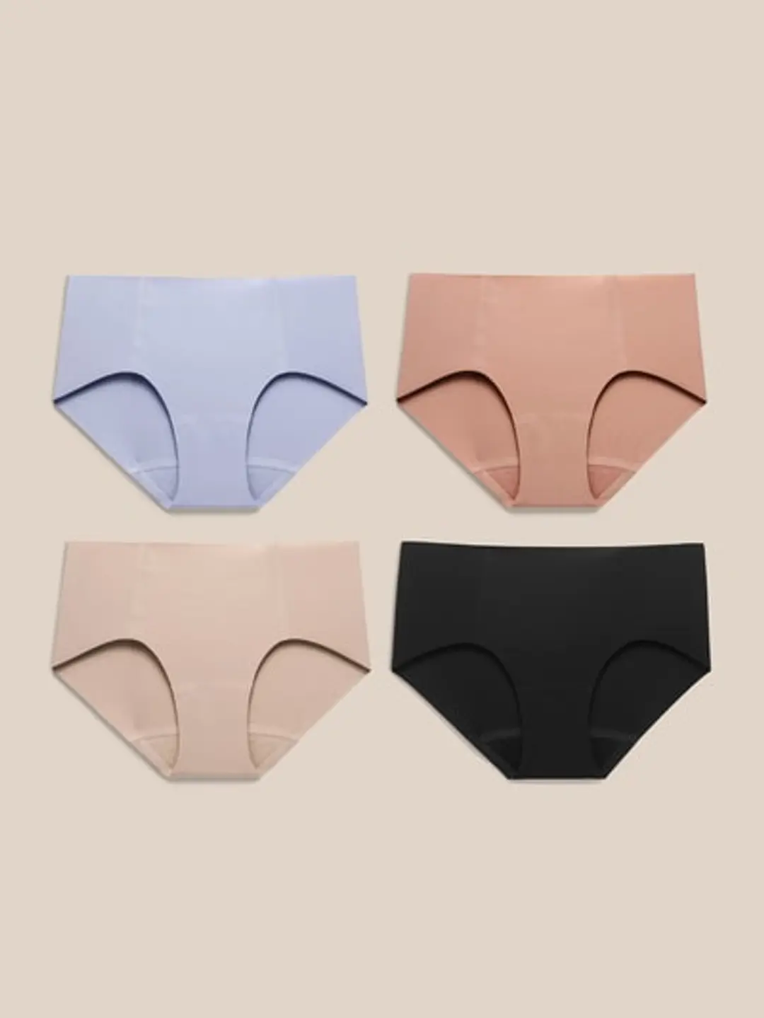 LILYSILK Ensemble Soutien-gorge Culotte Soie Tricotée Confortable Cannelle-Rose M
