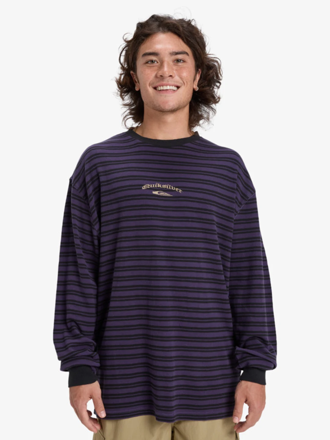 Mercury Old Hoops - T-shirt manches longues pour Homme Violet