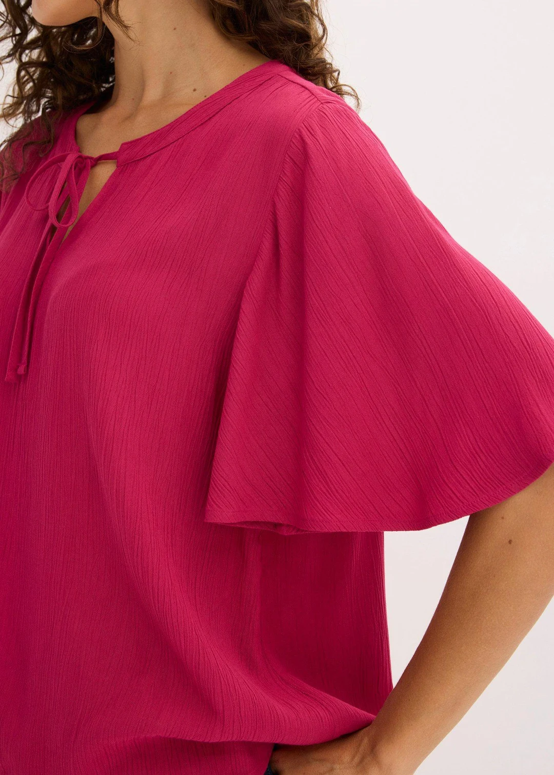 Blouse longue en viscose fluide - 3