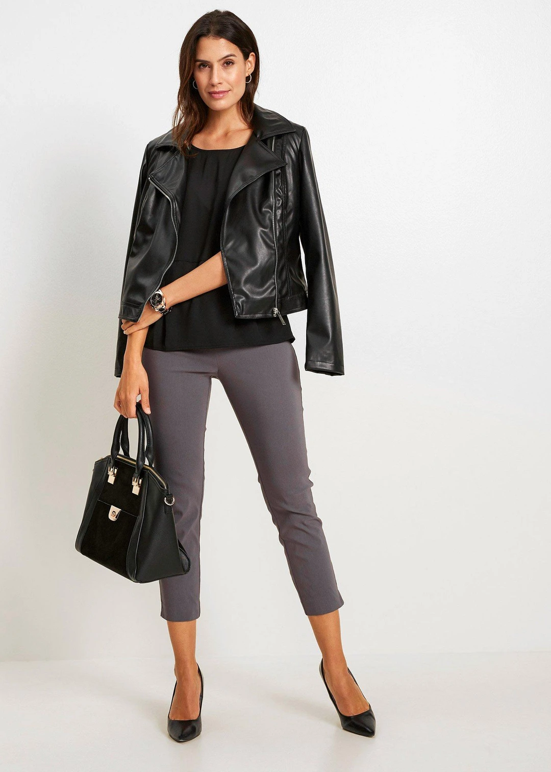 Pantalon 7/8 en bengaline - 2