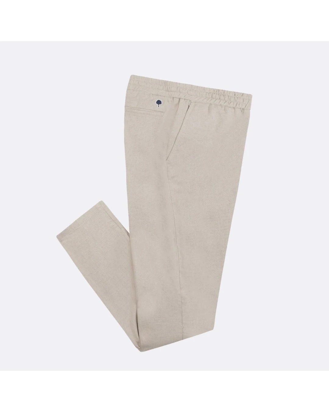 Pantalon en lin écru - DREUILLE - 2