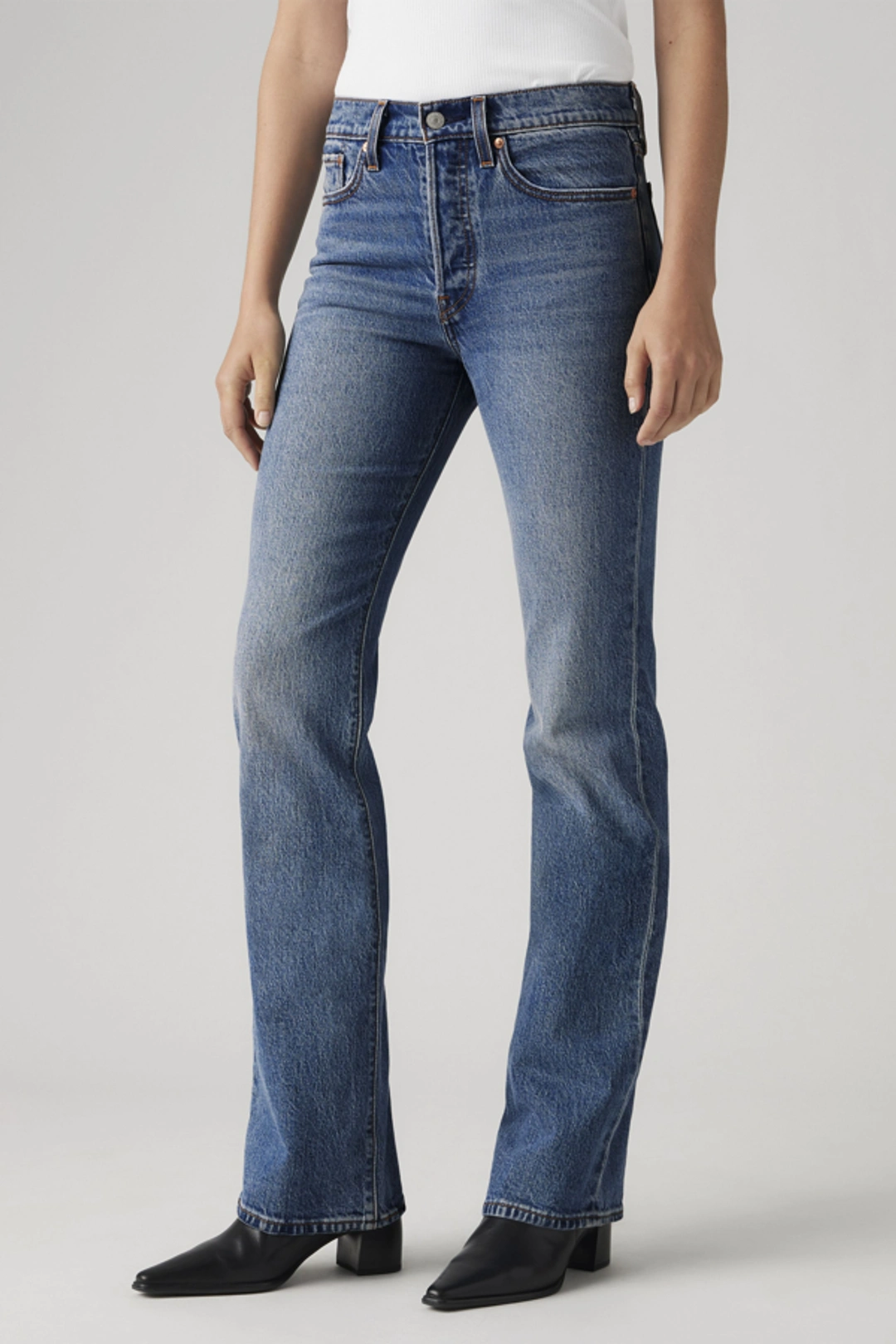 Levi's Jean Wedgie Bootcut - Femme - Bleu / Bold And Beautiful - 33X32 - 2