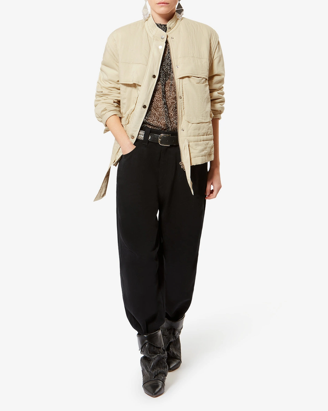 Veste Blandina - Femme - Écru - Taille 42 - Marant Étoile - 4
