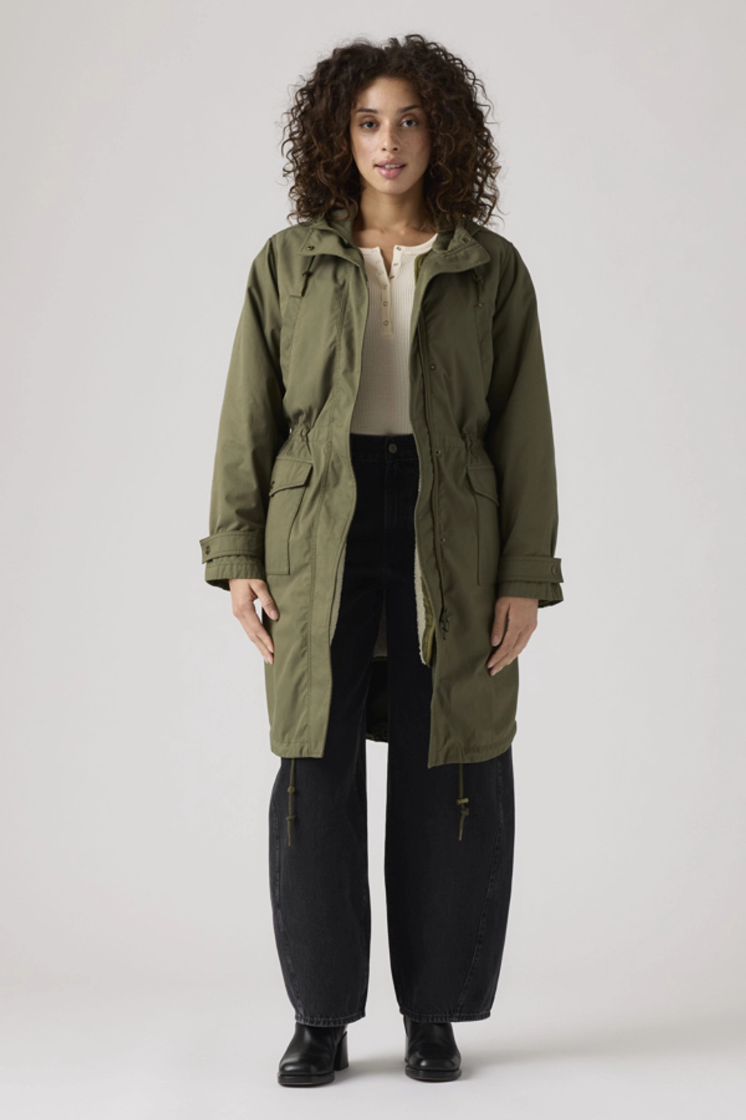 Levi's Veste Western 3 En 1 Crawford - Femme - Vert / Olive Night - XS - 2