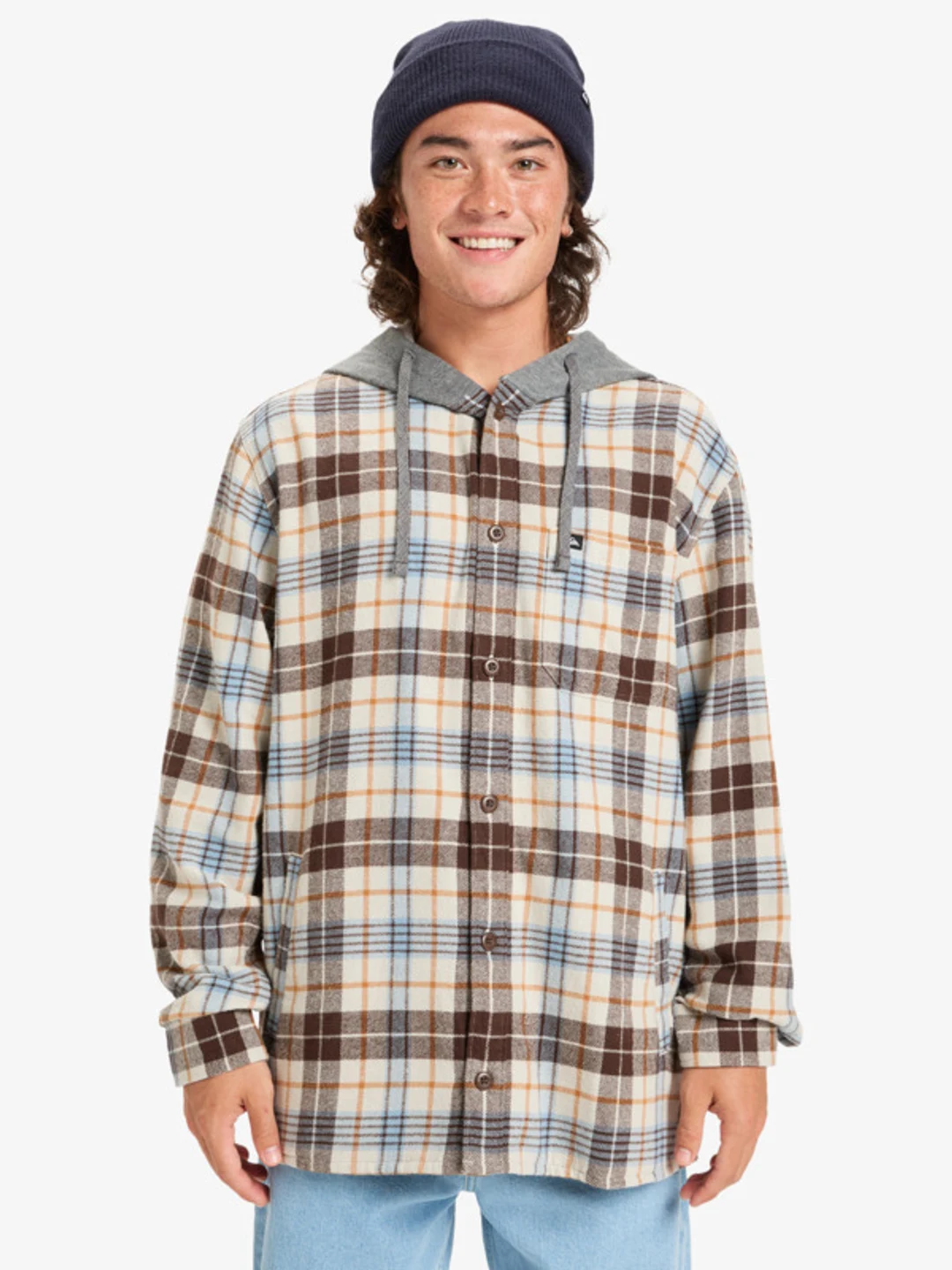 Hooded Surf - Chemise manches longues pour Homme Gris