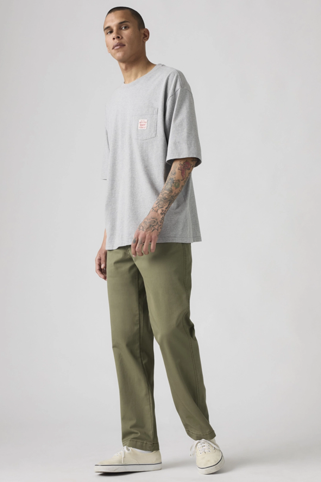 Levi's Pantalon XX Chino Relaxed Straight - Homme - Beige / True Chino Twill - 40X32