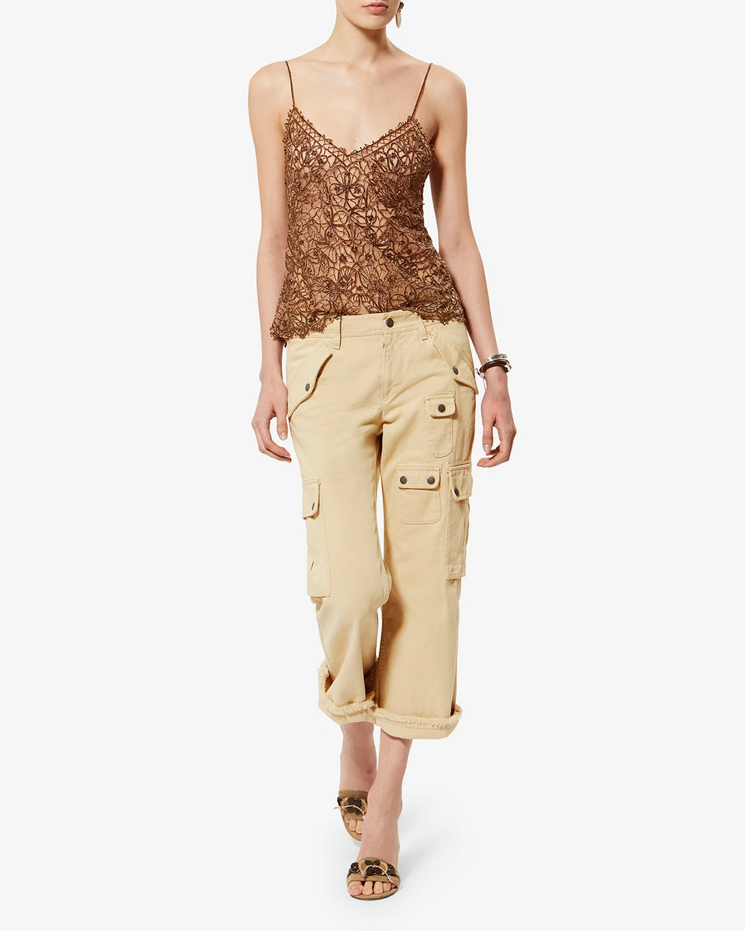 Pantalon Josine - Femme - Kaki - Taille 40 - 4