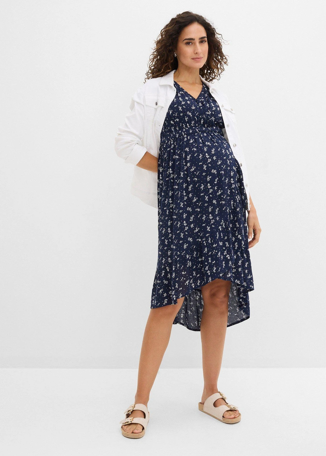 Robe de grossesse et d’allaitement en crêpe - 2