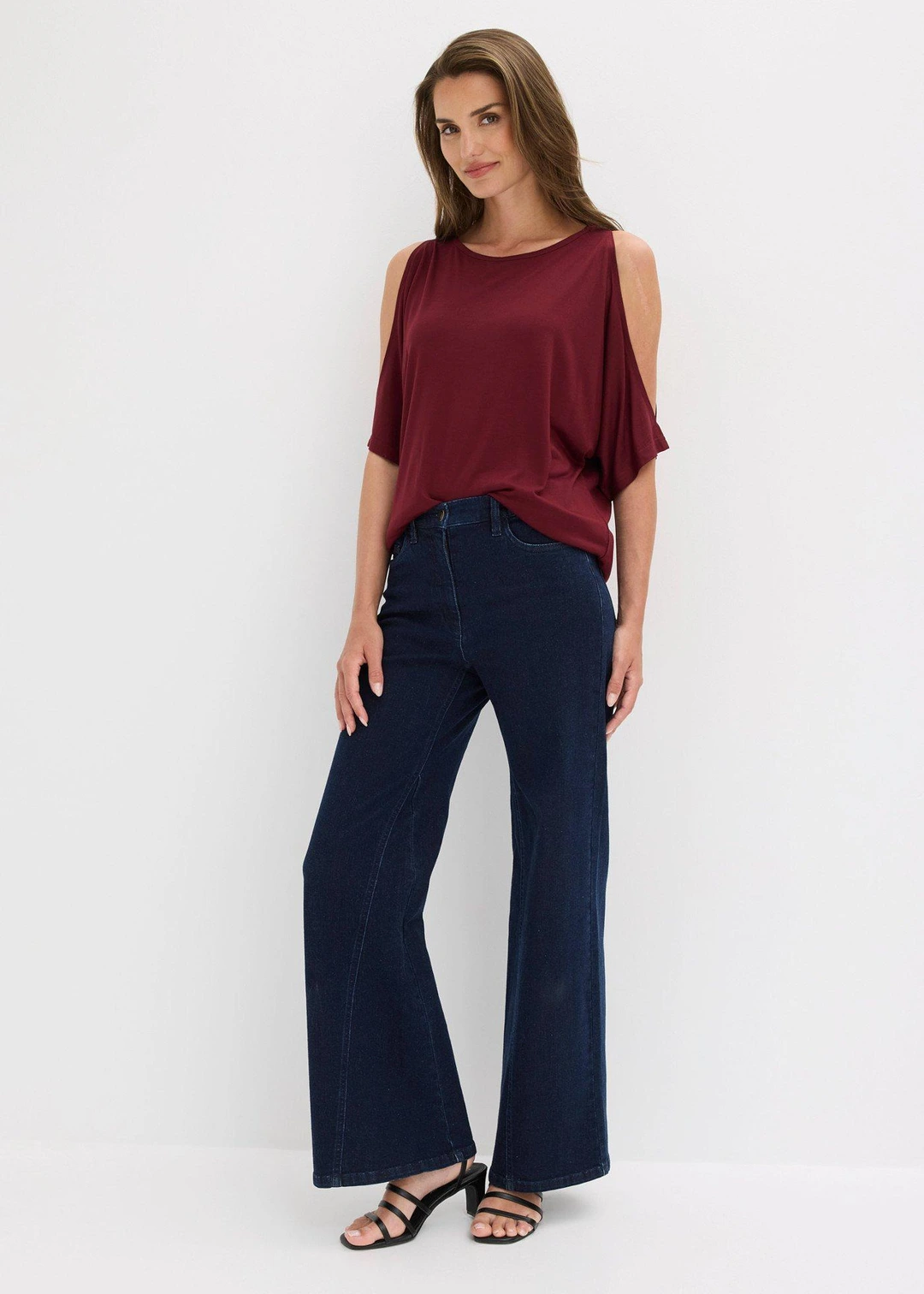 T-shirt en viscose avec découpes - 2