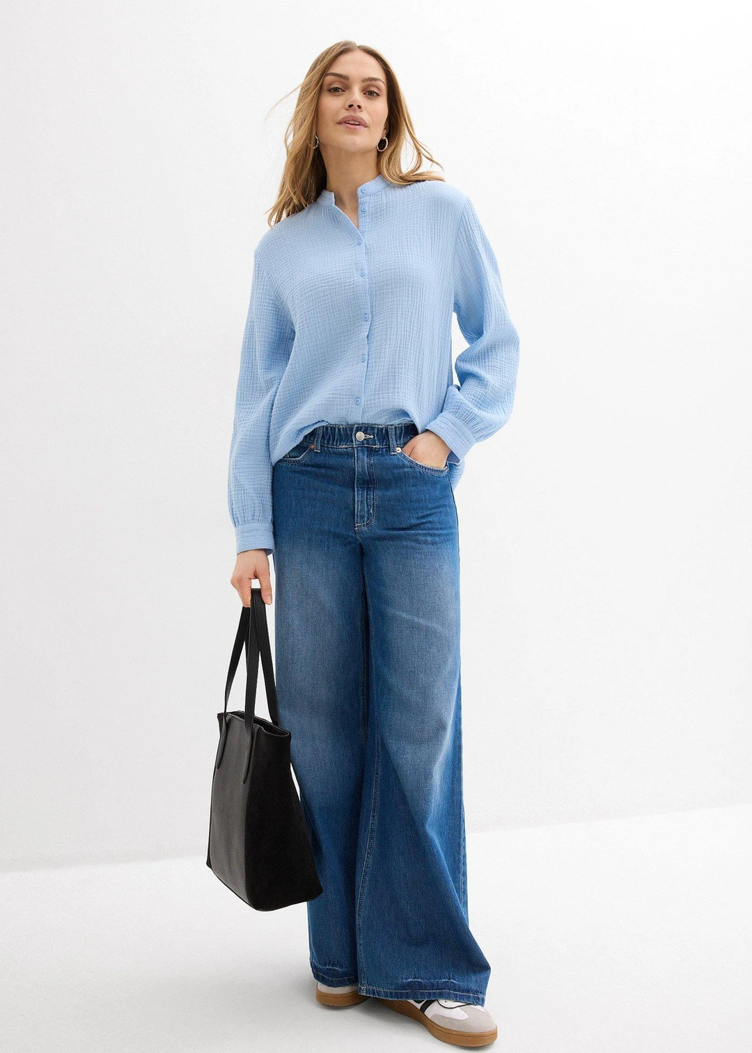 Chemisier long en gaze de coton - 2