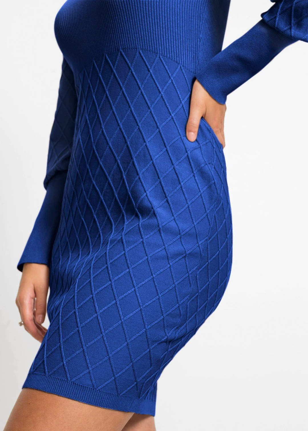 Robe en maille à col roulé - 3
