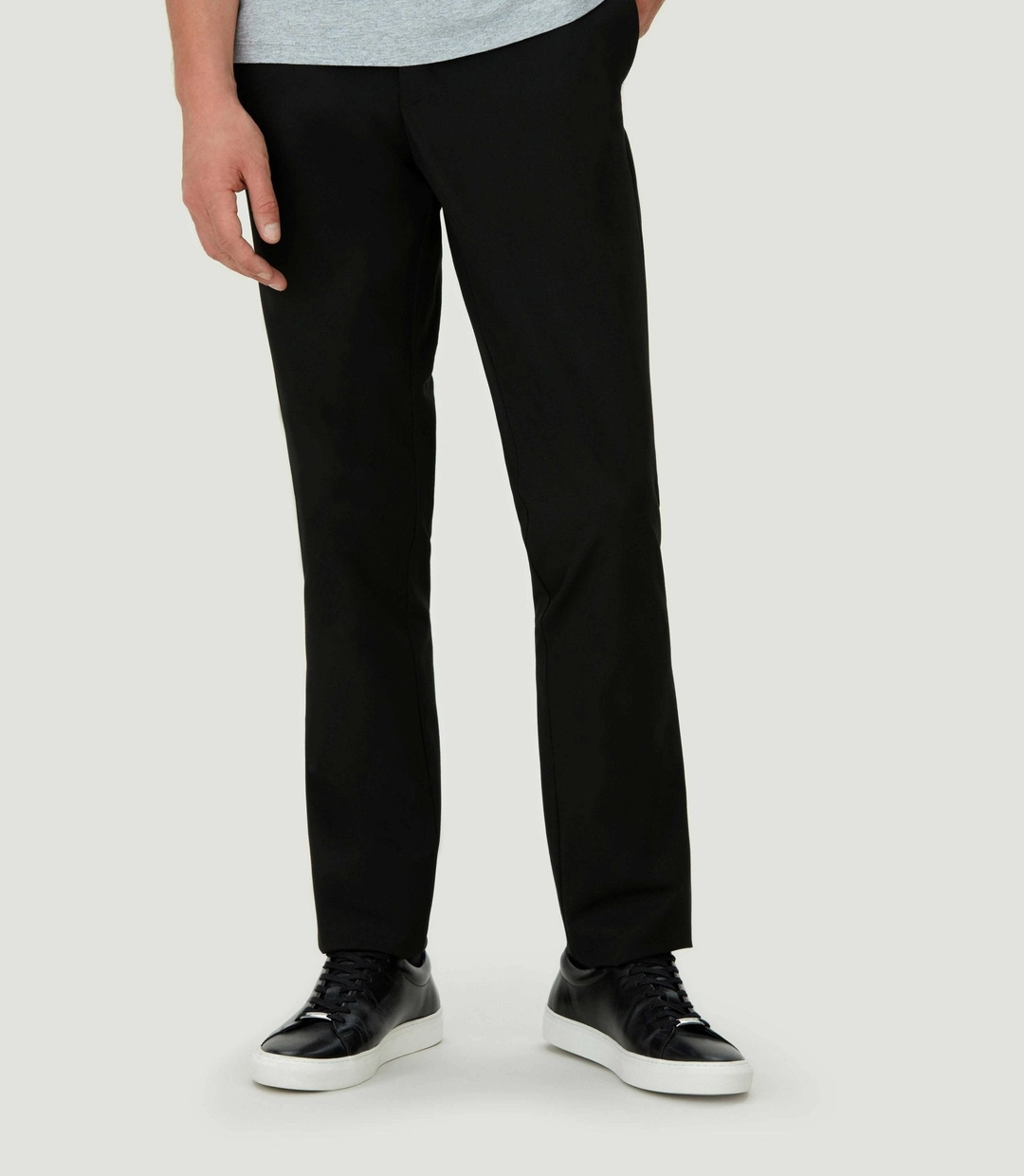 IZAC - Pantalon ville slack noir ''Naos''