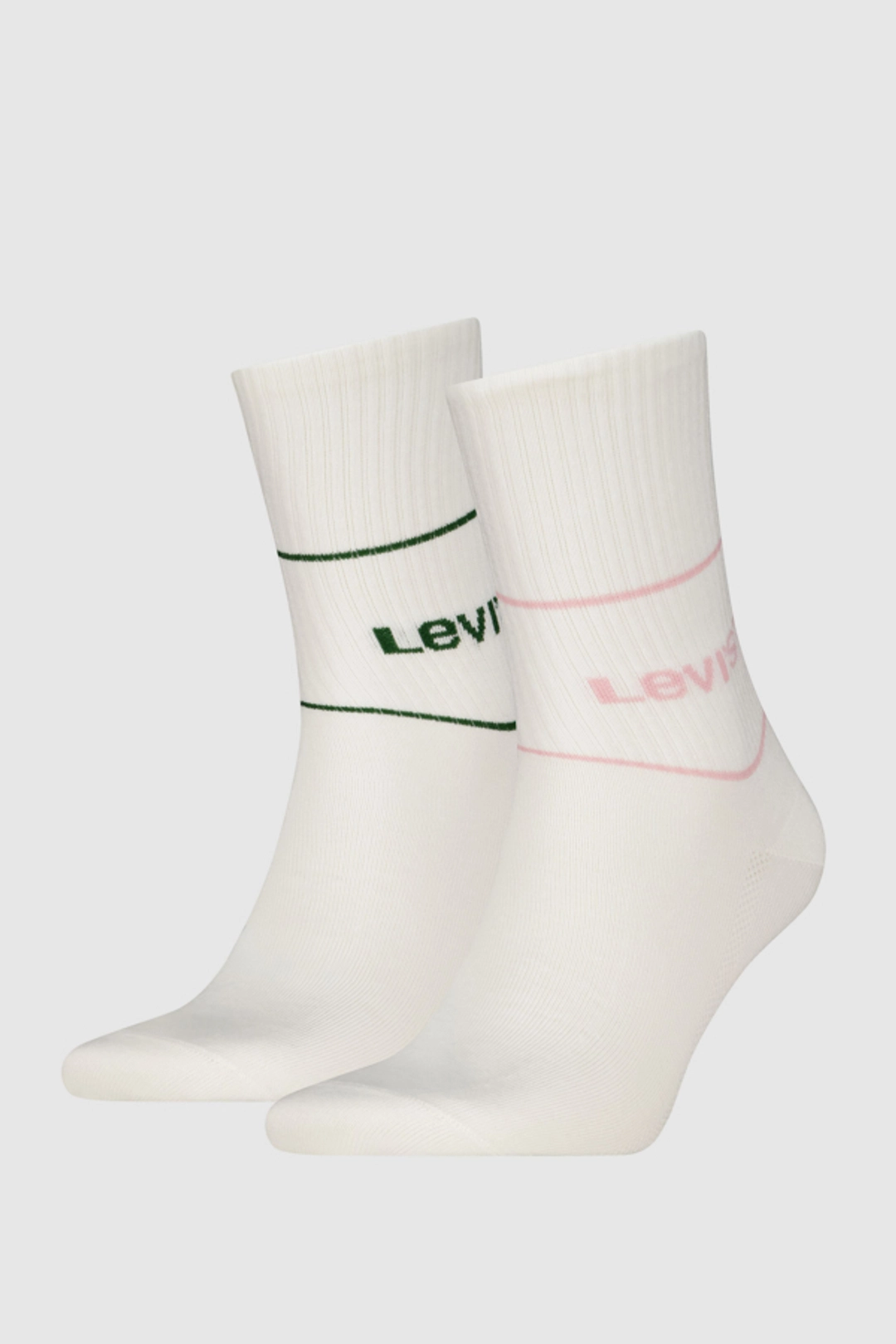 Levi's Chaussettes Basses Batwing Lot De 3 - Homme - Blanc / White - 39