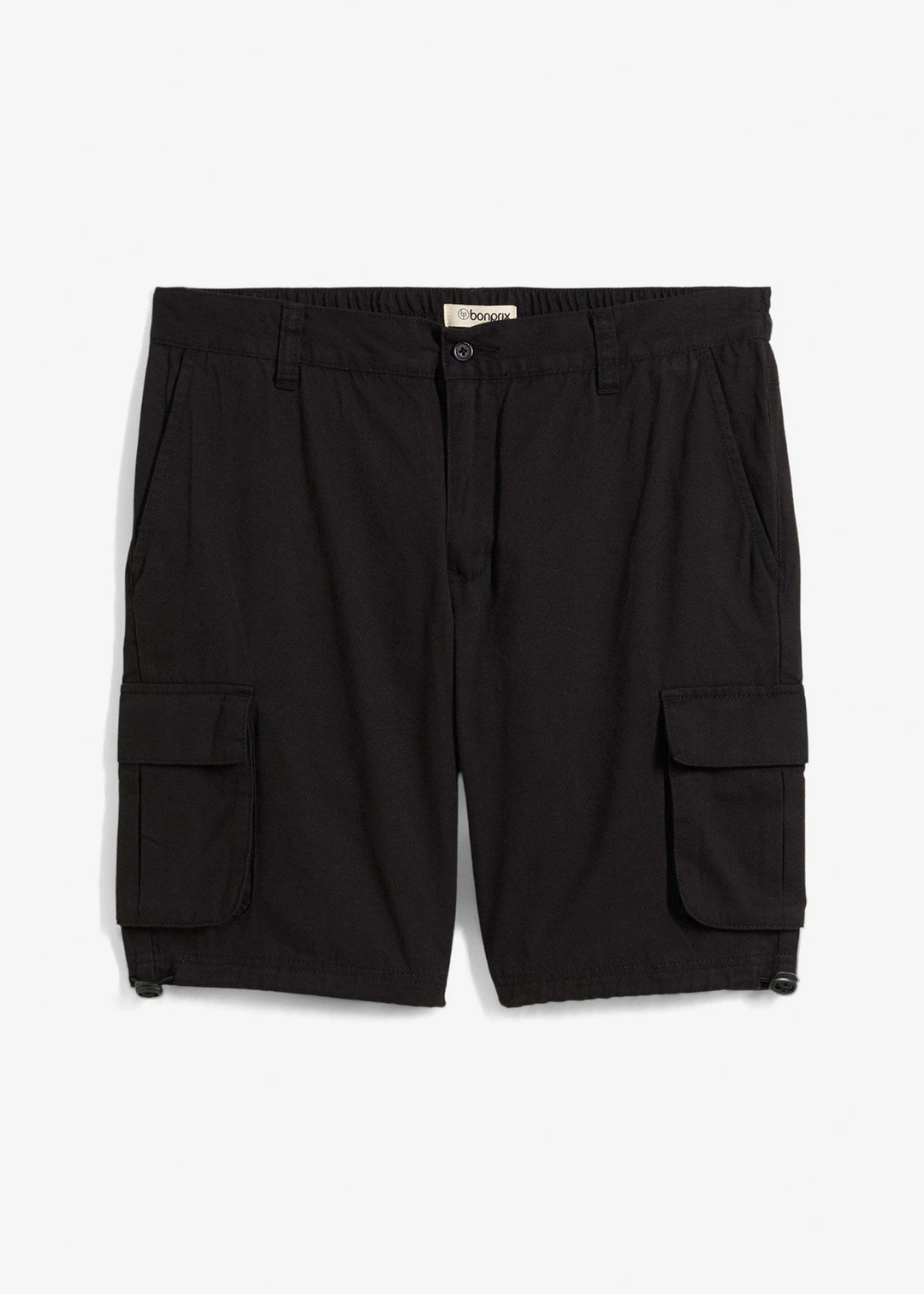 Bermuda cargo à taille élastiquée, regular