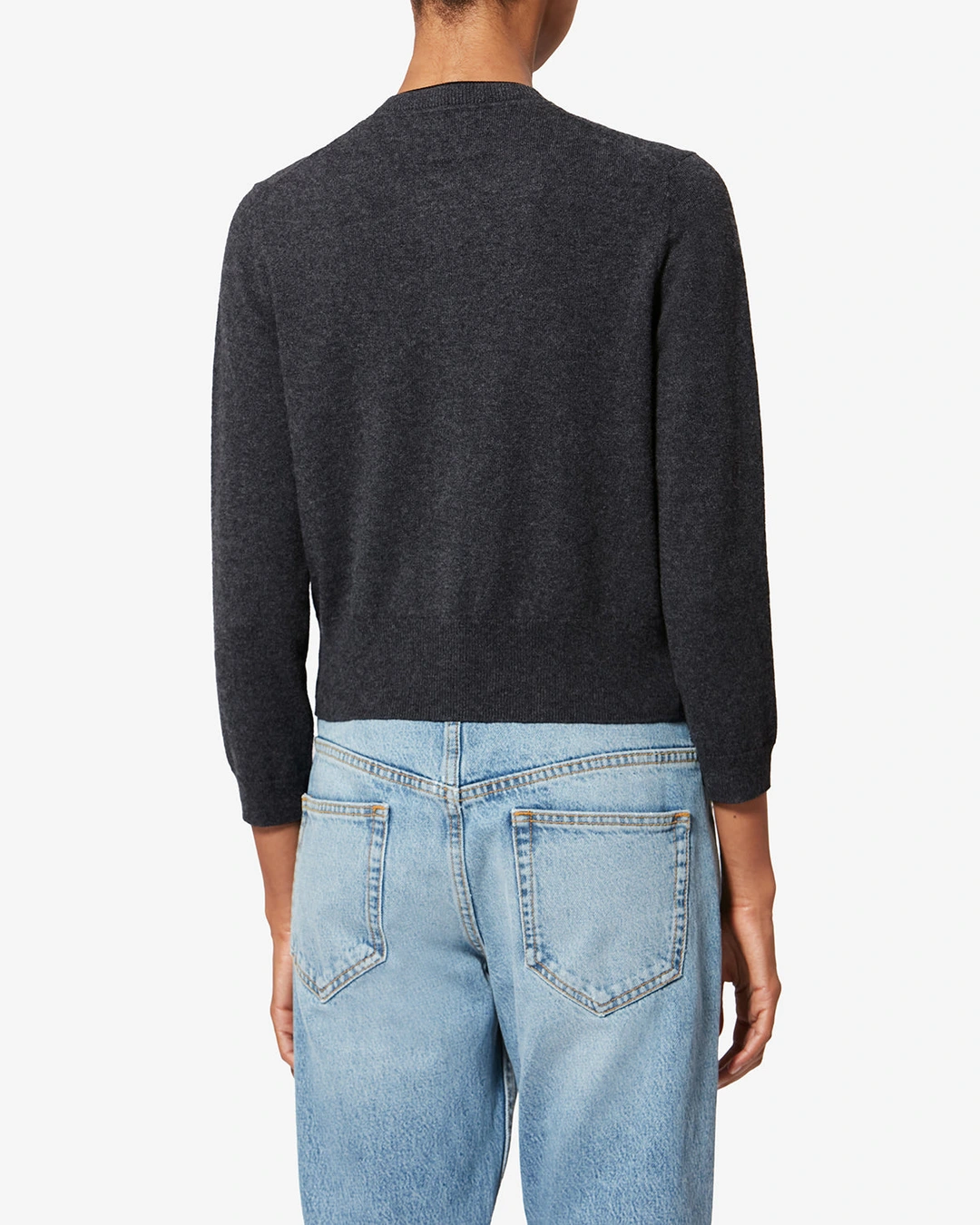 Cardigan Logo Lona - Femme - Anthracite-noir - Taille 40 - Marant Étoile - 3