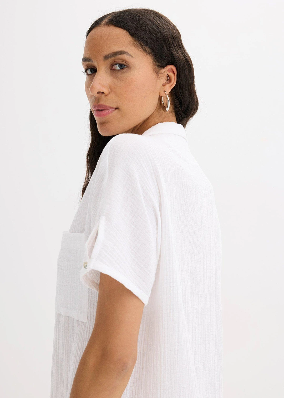 Robe caftan en gaze de coton douce - 3