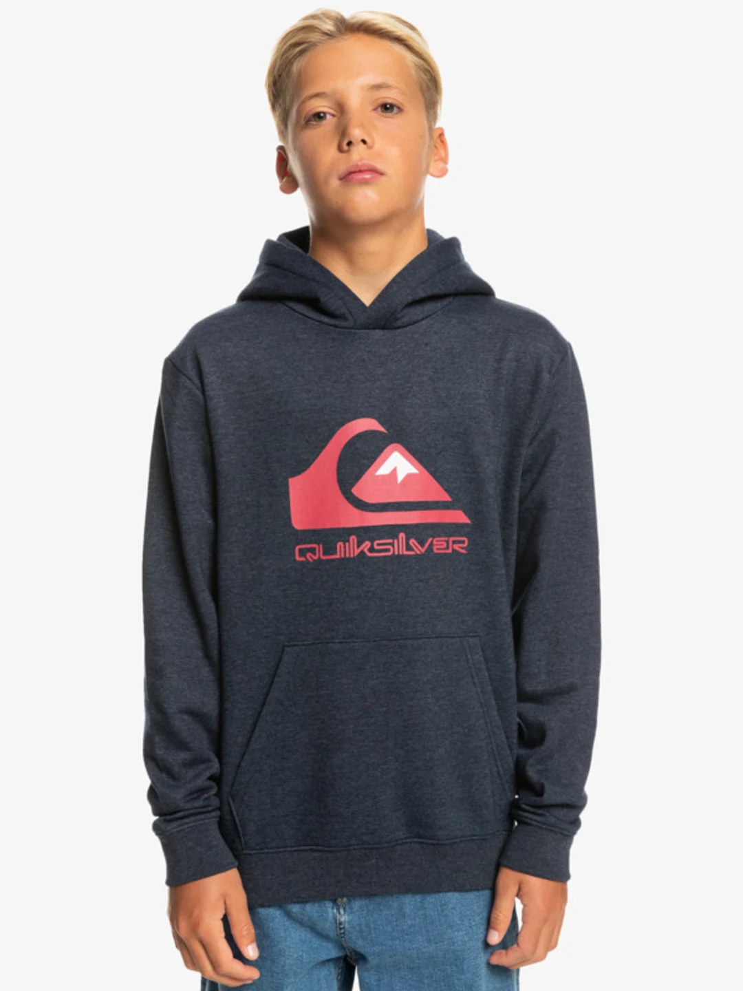 Big Logo - Sweat à capuche pour Garçon Bleu