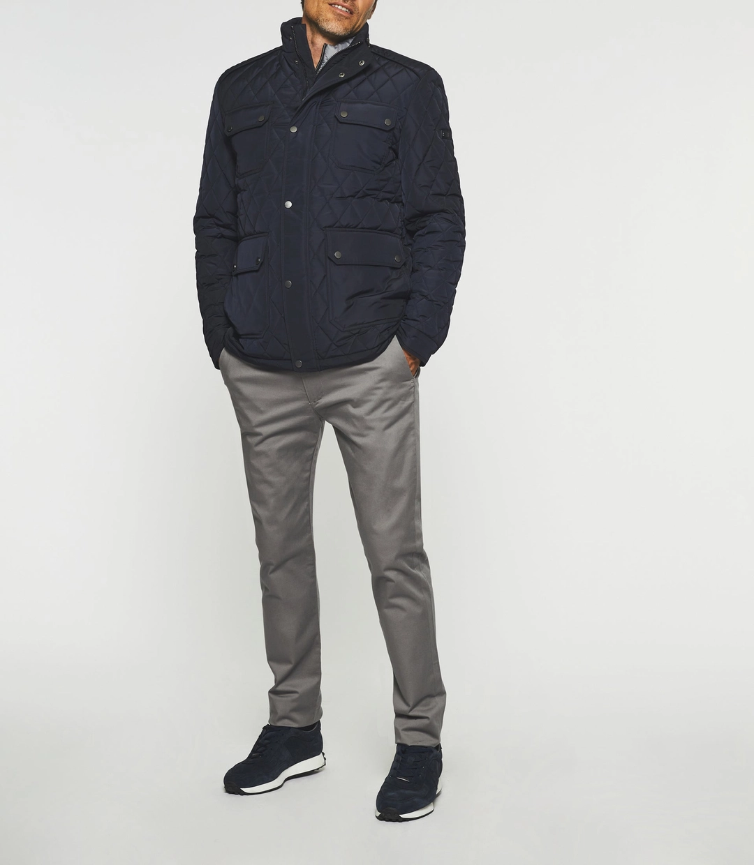 IZAC - Blouson matelassé léger marine MAFFI