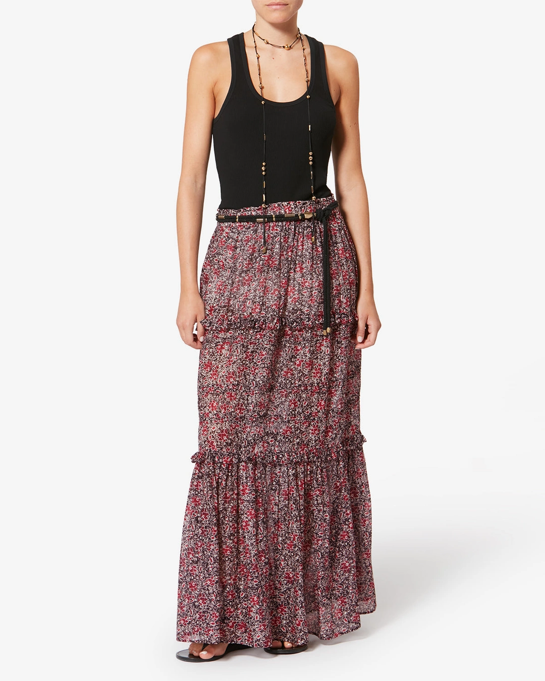 Jupe Volomia - Femme - Kaki - Taille 42 - Marant Étoile - 4