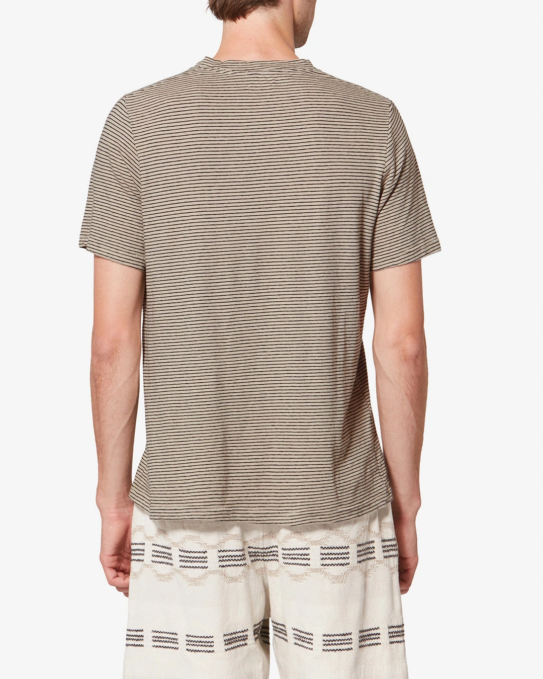 Tee Shirt Leon - Homme - Rose Clair-noir - Taille XL - 3